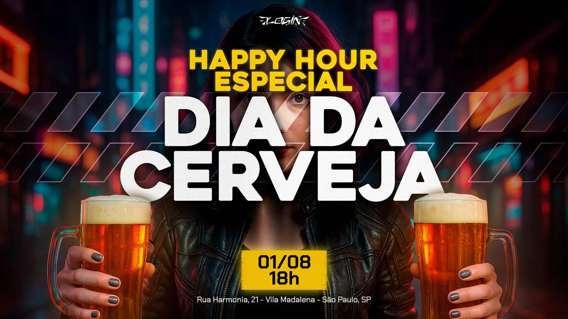 🍻 Happy Login Hour - Dia da Cerveja